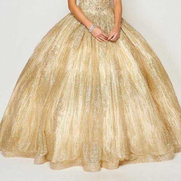 Scoop Neck Ballgown Shape Prom Dress JT1429 - Picture 4 of 7